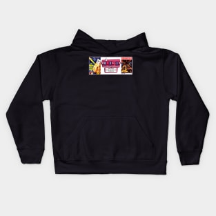 Drive-In Double Feature - Brain from Planet Arous & The Giant Claw Kids Hoodie